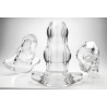 Perfect Fit Double Tunnel Plug Transparent Medium 9.5 x 5.2 cm